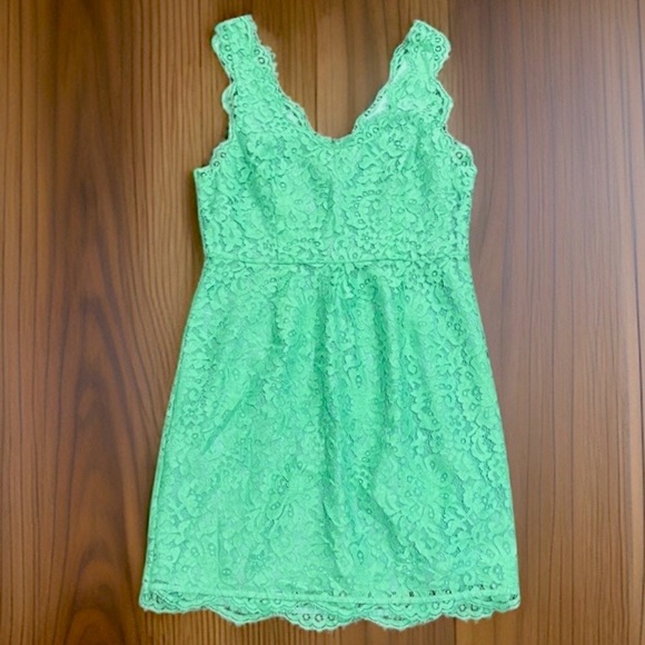 Joie Green Lace Cocktail Dress X-Small - Picture 2 of 4